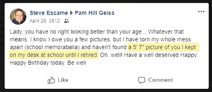 12 - Escame_s Facebook Message to Pam - 5x7 Pic.jpg